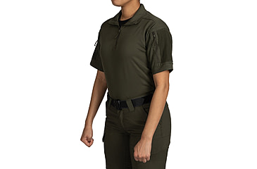 Image of First Tactical V2 Responder Short Sleeve Shirt - Womens, Regular, OD Green, Medium, 122024-830-M-R