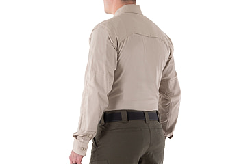 Image of First Tactical V2 Tactical Long Sleeve Shirt - Mens, Khaki, Extra Large, T, 111006-055-XL-T