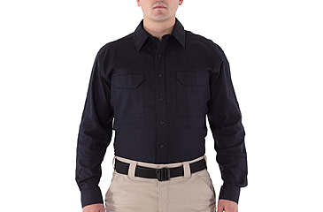Image of First Tactical V2 Tactical Long Sleeve Shirt - Mens, Midnight Navy, 4XL, T, 111006-729-4XL-T