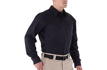 Image of First Tactical V2 Tactical Long Sleeve Shirt - Mens, Midnight Navy, 4XL, T, 111006-729-4XL-T