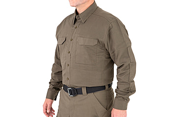 Image of First Tactical V2 Tactical Long Sleeve Shirt - Mens, Ranger Green, 4XL, T, 111006-610-4XL-T