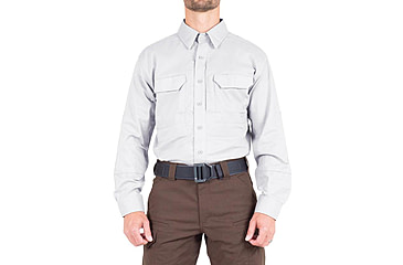 Image of First Tactical V2 Tactical Long Sleeve Shirt - Mens, White, 2XL, T, 111006-010-XXL-T