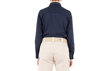 Image of First Tactical V2 Tactical Long Sleeve Shirt - Womens, Midnight Navy, Medium, R, 121006-729-M-R