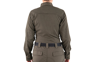 Image of First Tactical V2 Tactical Long Sleeve Shirt - Womens, OD Green, Extra Small, R, 121006-830-XS-R