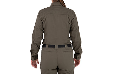 Image of First Tactical V2 Tactical Long Sleeve Shirt - Womens, Ranger Green, 2XL, R, 121006-610-XXL-R