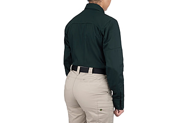 Image of First Tactical V2 Tactical Long Sleeve Shirt - Womens, Spruce Green, Large, 121006-812-L-R