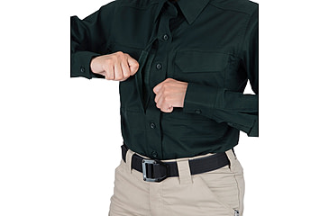 Image of First Tactical V2 Tactical Long Sleeve Shirt - Womens, Spruce Green, Large, 121006-812-L-R