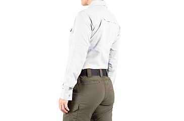 Image of First Tactical V2 Tactical Long Sleeve Shirt - Womens, White, Large, R, 121006-010-L-R