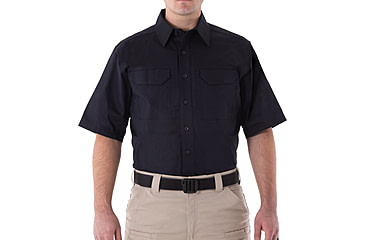Image of First Tactical V2 Tactical Short Sleeve Shirt - Mens, Midnight Navy, 4XL, T, 112007-729-4XL-T