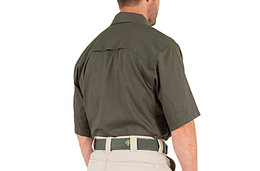 Image of First Tactical V2 Tactical Short Sleeve Shirt - Mens, OD Green, 4XL, T, 112007-830-4XL-T