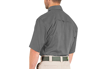 Image of First Tactical V2 Tactical Short Sleeve Shirt - Mens, Wolf Grey, 2XL, T, 112007-036-XXL-T