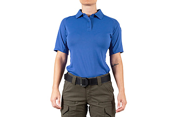 Image of First Tactical Performance Short Sleeve Polo - Women's, Academy Blue, 3XL, 122509-691-3XL