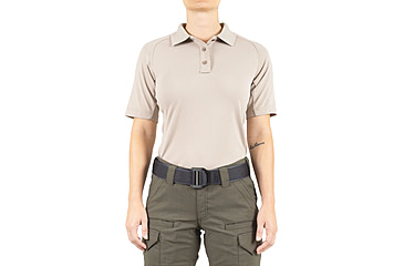 Image of First Tactical Performance Short Sleeve Polo - Women's, Khaki, 3XL, 122509-055-3XL