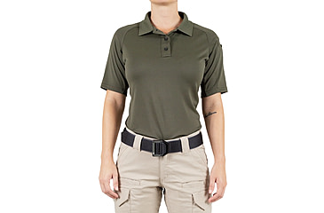 Image of First Tactical Performance Short Sleeve Polo - Women's, OD Green, 3XL, 122509-830-3XL
