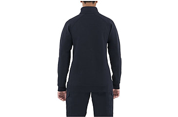 Image of First Tactical Womens Ctn Job Shirt 1/4 Zip, Midnight Navy, Extra Small Regular 128507-729-XS-R