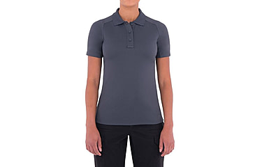 Image of First Tactical Womens Performance Ss Polo, Asphalt, Extra Small 122509-015-XS