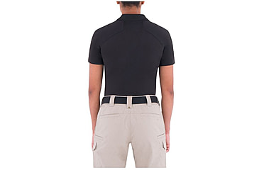 Image of First Tactical Womens Performance Ss Polo, Black, Extra Small 122509-019-XS