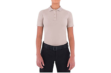 Image of First Tactical Womens Performance Ss Polo, Khaki, Extra Small 122509-055-XS