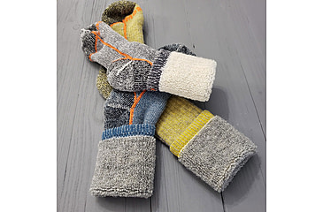 Image of Fish Monkey Boot Cut Yeti Series Heavy-Weight Boot-Crew Socks, Grey, XL, SM400-GRY-XL