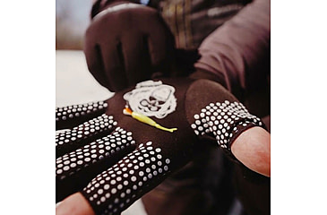 Image of Fish Monkey Monkey Hands Glove Liner, Black, L/XL, FM34-BL-L/XL