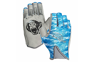 Image of Fish Monkey Pro 365 Gloves, Blue Water Camo, XS, FM21-BLWTRCAM-XS