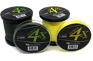 Image of Fitzgerald Fishing Vursa Braid 4X Line, 40lb, Green, 150yds, VBG4X40150