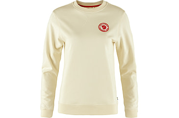 Image of Fjallraven 1960 Logo Badge Sweater - Womens, Chalk White, 2XS, F87230-113-XXS