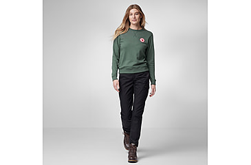 Image of Fjallraven 1960 Logo Badge Sweater - Womens, Deep Patina, Extra Large, F87230-679-XL