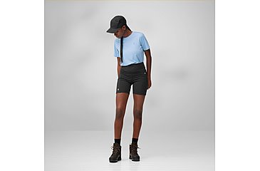 Image of Fjallraven Abisko 6in Short Tights - Womens, Black, Small, F14200146-550-S