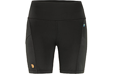 Image of Fjallraven Abisko 6in Short Tights - Womens, Black, Small, F14200146-550-S