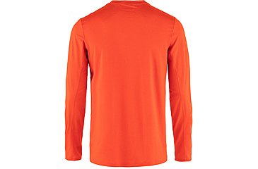 Image of Fjallraven Abisko Day Hike Long Sleeve - Mens, Flame Orange, Extra Large, F12600214-214-XL