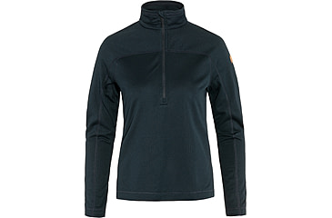 Image of Fjallraven Abisko Lite Fleece Half Zip - Womens, Dark Navy, Large, F87141-555-L