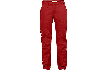 Image of Fjallraven Abisko Lite Trekking Trousers - Women's-Red-EU 40