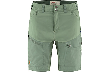 Image of Fjallraven Abisko Midsummer Shorts - Womens, Jade Green/Patina Green, 38, F89857-613-614-38