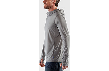 Image of Fjallraven Abisko Sun-Hoodie - Mens, Shark Grey, Medium, F87199-016-M