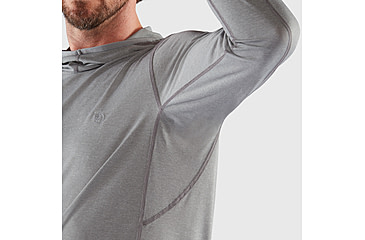 Image of Fjallraven Abisko Sun-Hoodie - Mens, Shark Grey, Medium, F87199-016-M