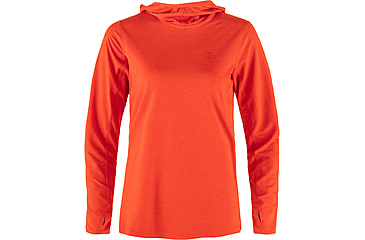 Image of Fjallraven Abisko Sun-Hoodie - Womens, Flame Orange, Extra Large, F84108-214-XL