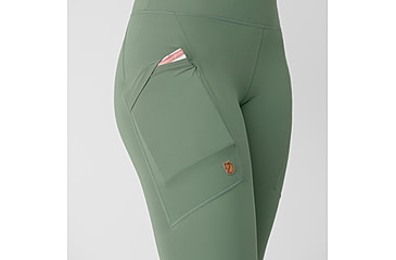 Image of Fjallraven Abisko Tights - Womens, Patina Green, Extra Large, F84773-614-XL
