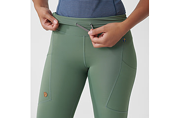 Image of Fjallraven Abisko Tights - Womens, Patina Green, Extra Large, F84773-614-XL