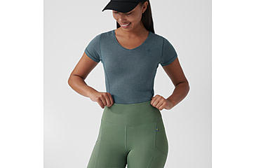 Image of Fjallraven Abisko Tights - Womens, Patina Green, Extra Large, F84773-614-XL