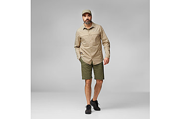 Image of Fjallraven Abisko Trail Shirt Long Sleeve - Mens, Fossil, 2XL, F12600194-118-XXL