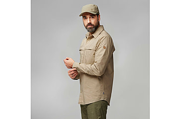 Image of Fjallraven Abisko Trail Shirt Long Sleeve - Mens, Fossil, 2XL, F12600194-118-XXL