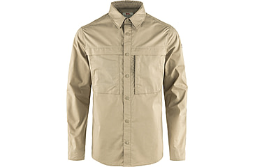 Image of Fjallraven Abisko Trail Shirt Long Sleeve - Mens, Fossil, 2XL, F12600194-118-XXL