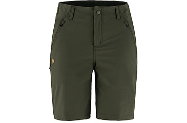 Image of Fjallraven Abisko Trail Stretch Shorts - Womens, Deep Forest, 44, F14200143-662-44
