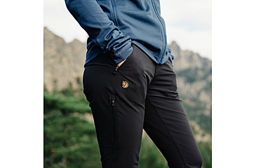 Image of Fjallraven Abisko Trail Stretch Trousers - Womens, Black, 38/Small, F87101-550-38/S