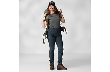 Image of Fjallraven Abisko Trail Stretch Trousers - Womens, Dark Navy, 40/R, F87101-555-40/R