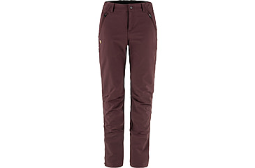 Image of Fjallraven Abisko Trail Stretch Trousers - Womens, Port, 46/R, F87101-357-46/R