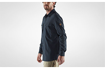 Image of Fjallraven Abisko Trekking Shirt - Mens, Dark Navy, Large, F87935-555-L