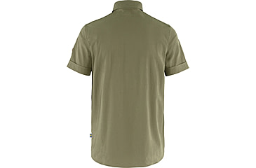 Image of Fjallraven Abisko Trekking Short Sleeve Shirt - Mens, Light Olive, Large, F87939-622-L