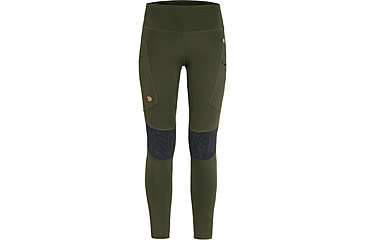Image of Fjallraven Abisko Trekking Tights HD - Womens, Deep Forest, Extra Small, F87143-662-XS